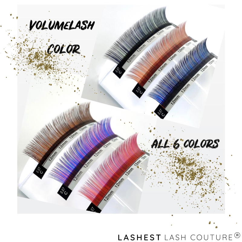 ボリュームラッシュ カラー16列MIXケース 太さ0.07mm - lashest lash ...