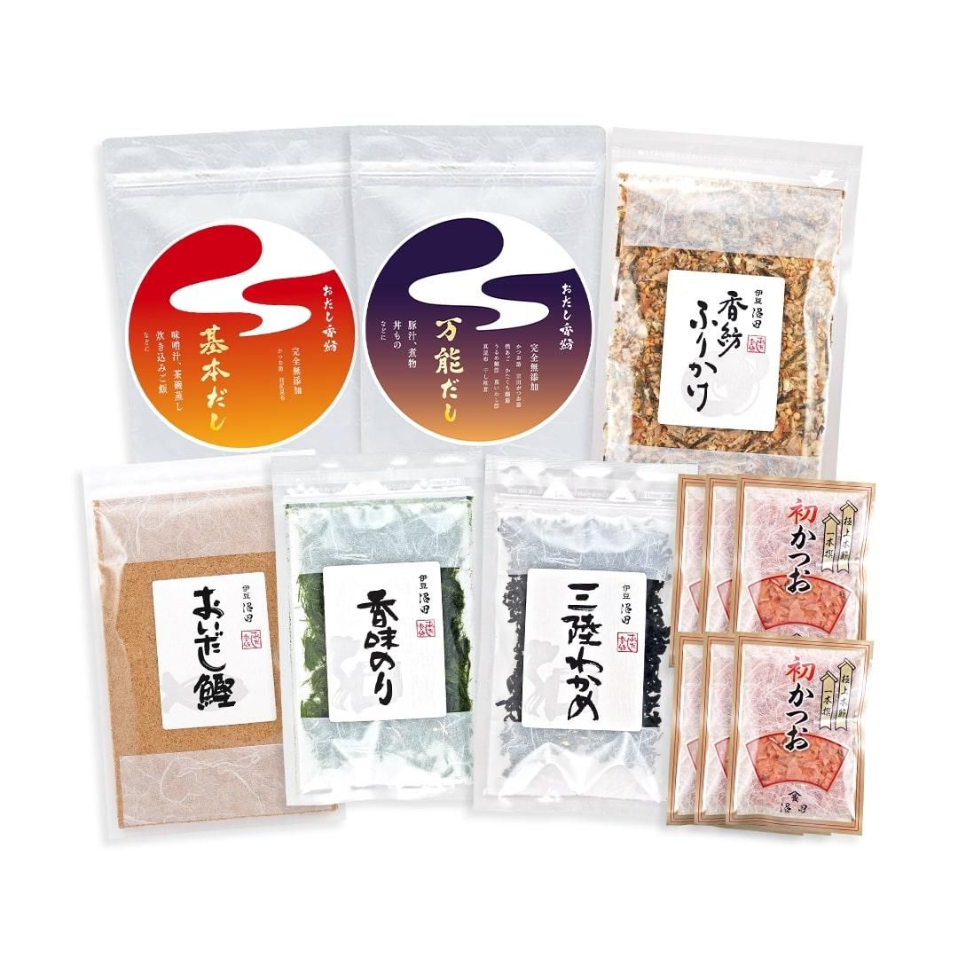 ギフト] おだし香紡人気商品7点セット(送料込み*) - 出汁専門店