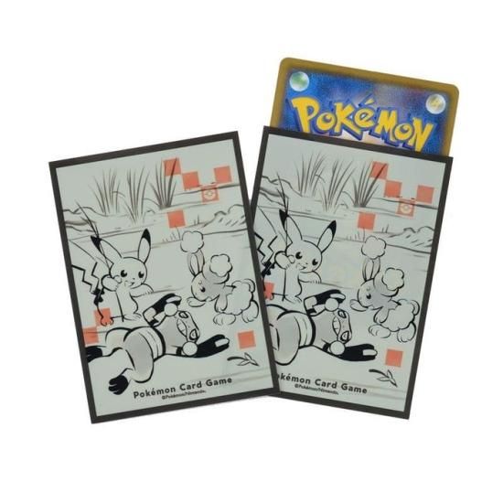 Amazon | ポケモンカードゲーム デッキシールド ぽけもん戯画