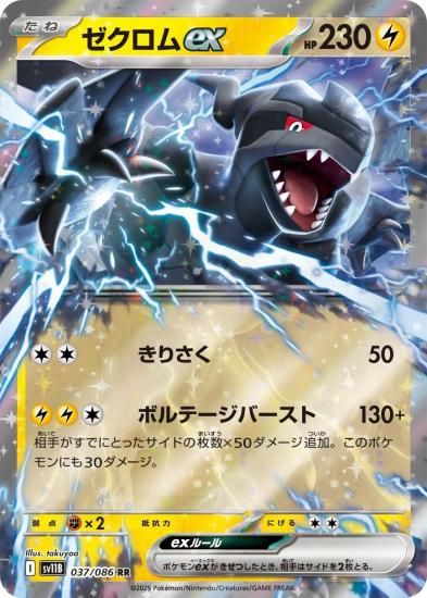 ゼクロムex BWR ポケモンカード ブラックボルト ゼクロム ポケカ