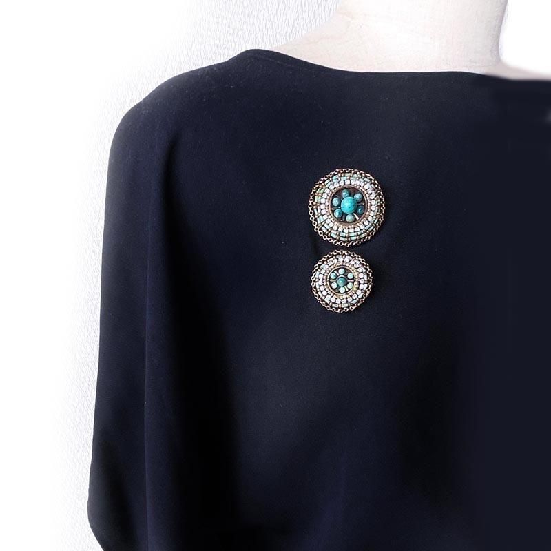 ターコイズ　ブローチ 楽天市場】ターコイズ ブローチの通販