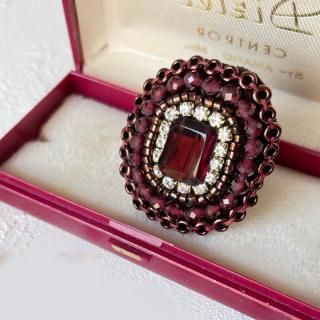 ガーネットピアス・イヤリング、ゴールドアクセサリー ガーネットピアス・イヤリング、ゴールドアクセサリー