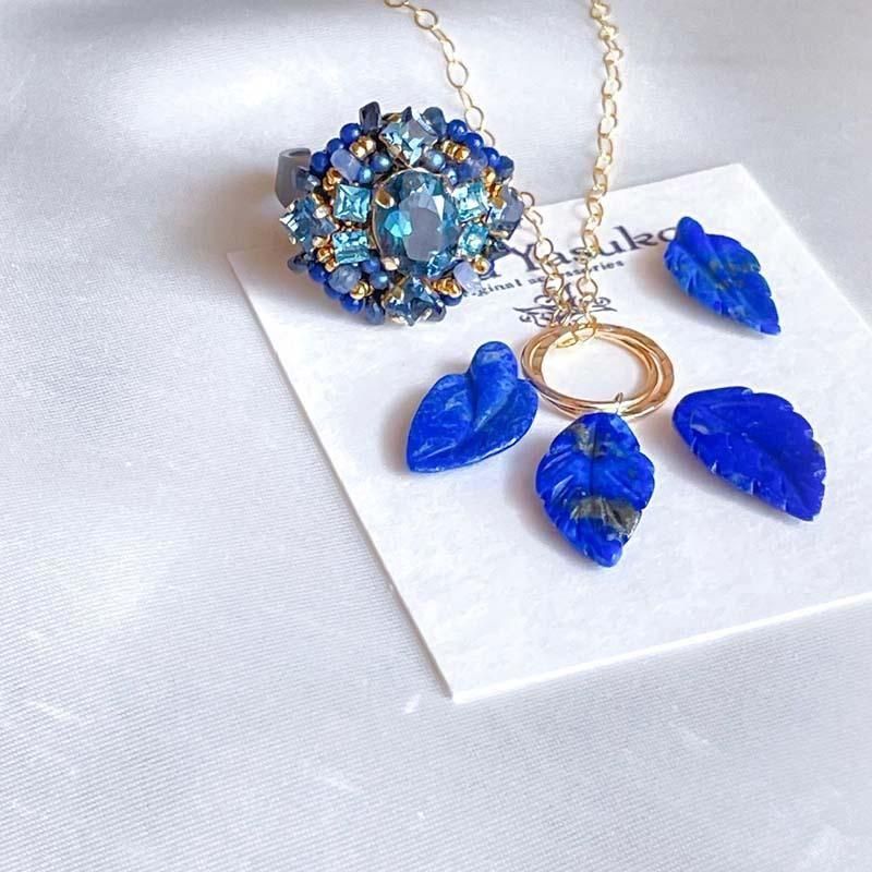 天然石ラピスラズリネックレス　14k アンティーク　キ103 天然石ラピスラズリネックレス 14k アンティーク キ103 - メルカリ