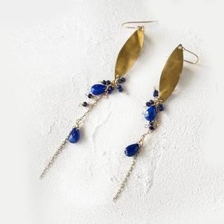 ラピスラズリ ピアス・イヤリング、ゴールドアクセサリー ラピスラズリ ピアス・イヤリング、ゴールドアクセサリー