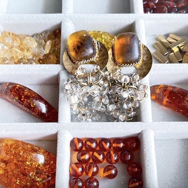 べっ甲 フープ ピアス・イヤリング 大ぶり イヤリング 軽い 痛く