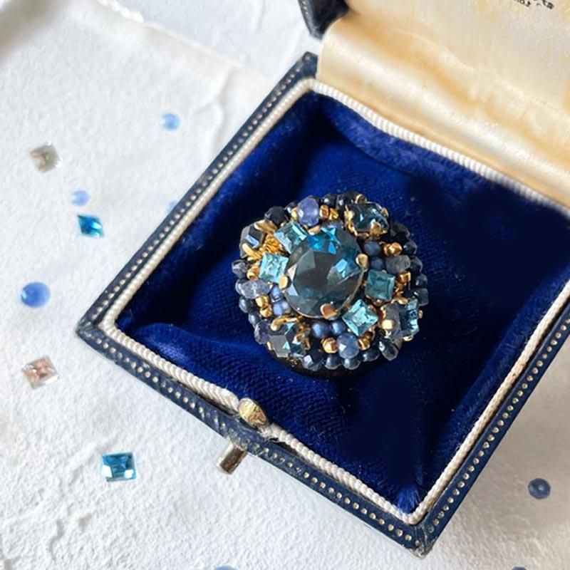 【お年玉セール特価】 ロンドンブルートパーズ リング (指輪) 天然石 リング 宝石質 アクセサリー