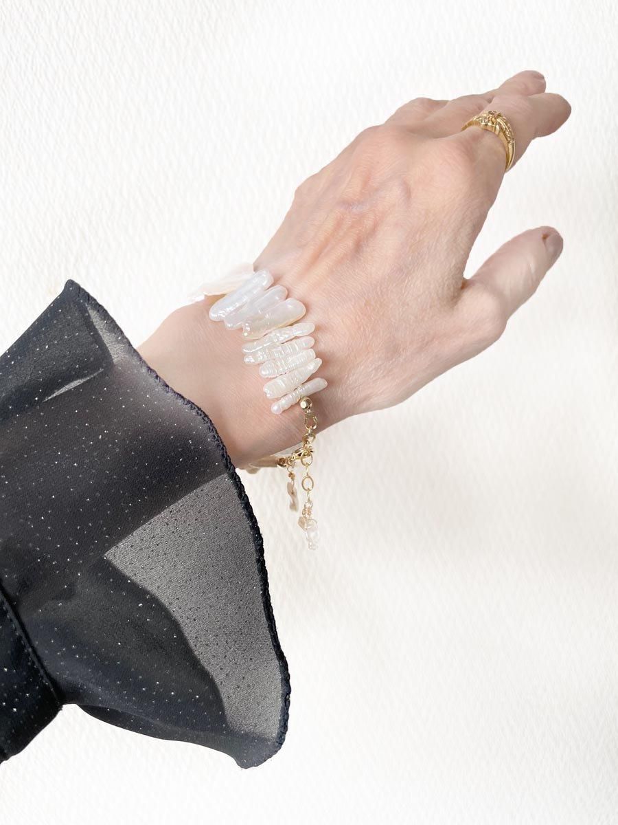 <img class='new_mark_img1' src='https://img.shop-pro.jp/img/new/icons23.gif' style='border:none;display:inline;margin:0px;padding:0px;width:auto;' />øѡ  ӥѡ ֥쥹å 1Ϣ Ĺ Хå ۥ磻 ֥쥹å 뺧 ƤФ 14KGF