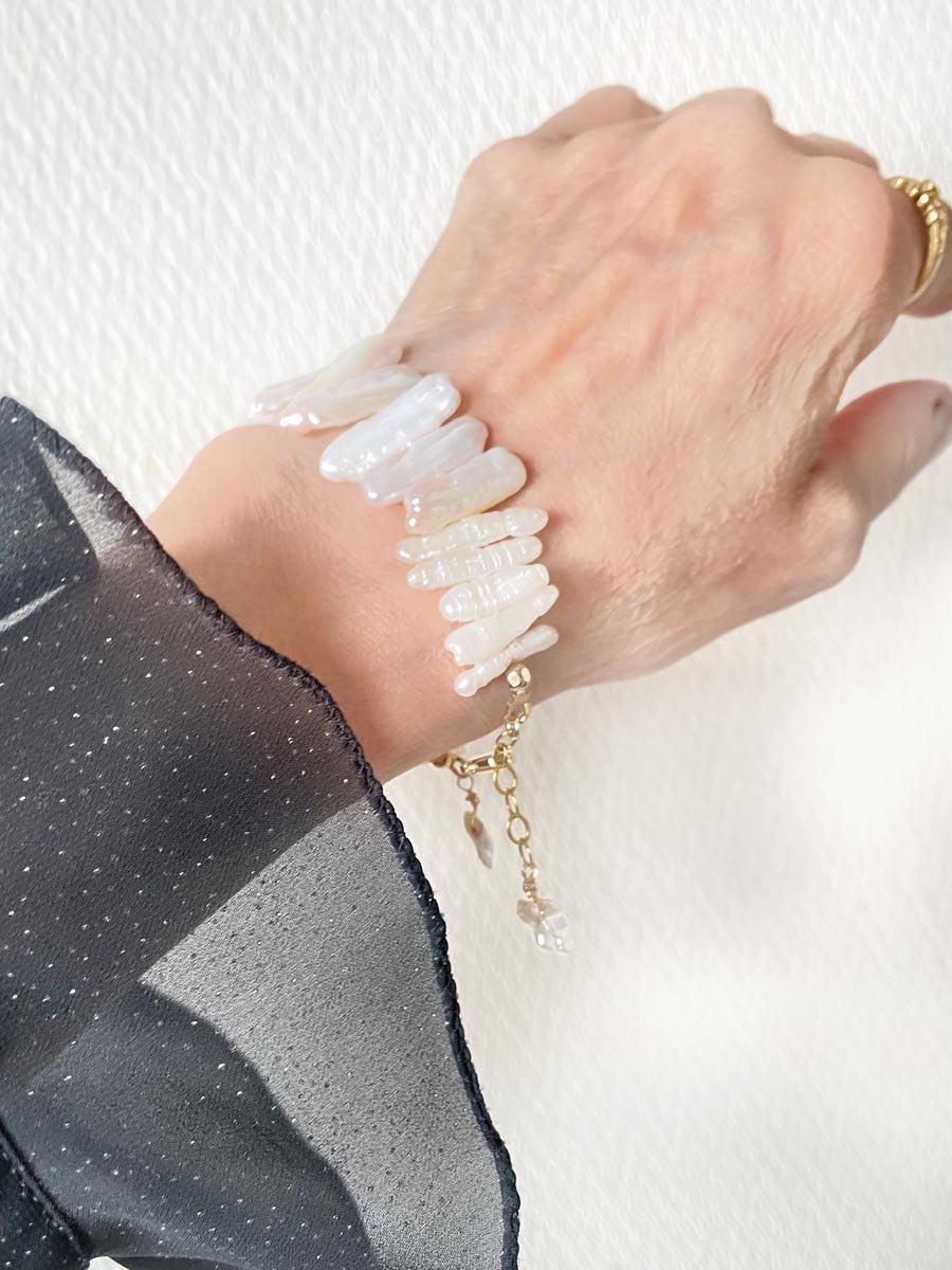 <img class='new_mark_img1' src='https://img.shop-pro.jp/img/new/icons23.gif' style='border:none;display:inline;margin:0px;padding:0px;width:auto;' />øѡ  ӥѡ ֥쥹å 1Ϣ Ĺ Хå ۥ磻 ֥쥹å 뺧 ƤФ 14KGF