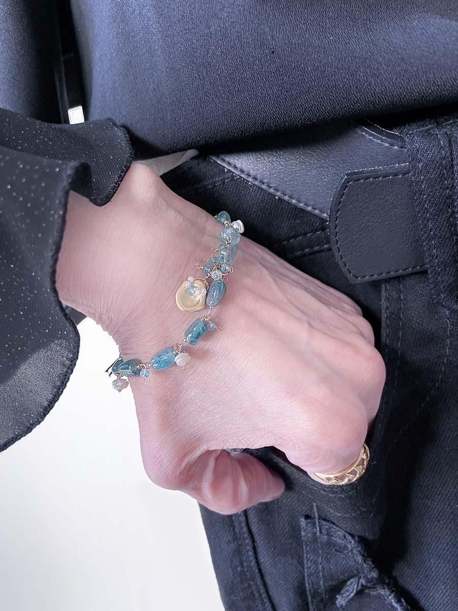 <img class='new_mark_img1' src='https://img.shop-pro.jp/img/new/icons13.gif' style='border:none;display:inline;margin:0px;padding:0px;width:auto;' /> ŷ ֥쥹å ѥ ŷ ӡ ֥쥹åȥ  ֤ 14KGF ƥ쥹 ɤ ֥쥹