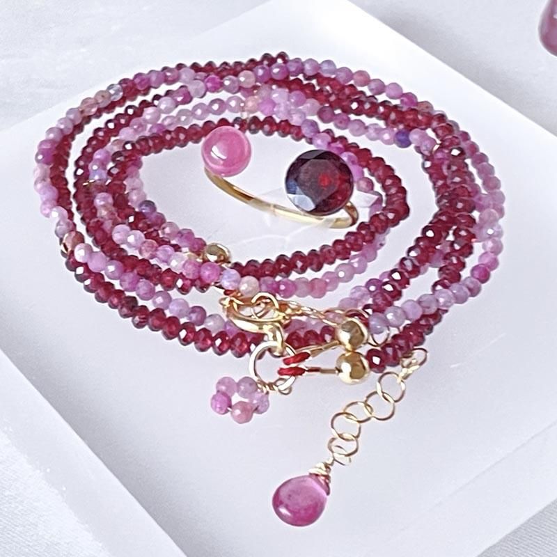 <img class='new_mark_img1' src='https://img.shop-pro.jp/img/new/icons31.gif' style='border:none;display:inline;margin:0px;padding:0px;width:auto;' />14kgf ԥ ե ͥå쥹 2Ϣ ͥå ӡ  ԥ ŷ ͥå쥹    ֥쥹å