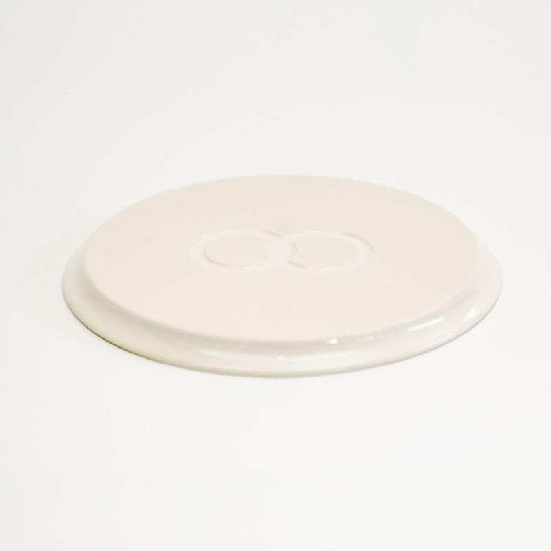 FUF プレート　特殊活性化セラミック 生体エネルギー 電子レンジ用特殊セラミック皿 ほほえみ - 生体エネルギー商品