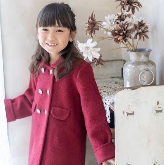 Amaia Kids - Razorbil coat - Burgundy アマイアキッズ Amaia Kids - Razorbil coat - Burgundy アマイアキッズ