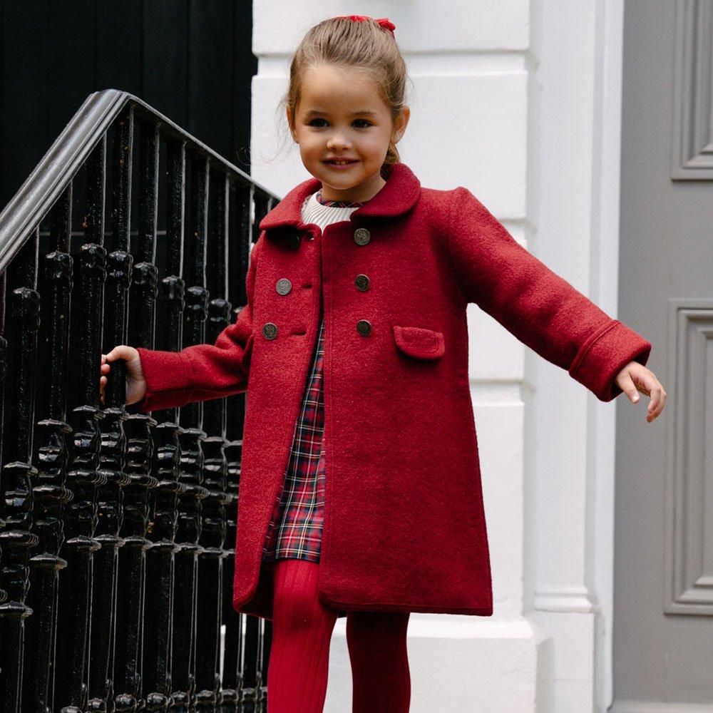 Amaia Kids - Razorbil coat - Burgundy ޥå - 륳