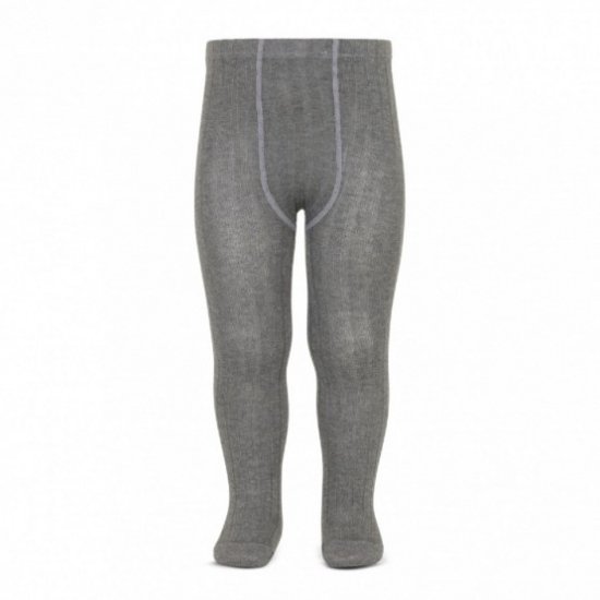 <img class='new_mark_img1' src='https://img.shop-pro.jp/img/new/icons14.gif' style='border:none;display:inline;margin:0px;padding:0px;width:auto;' />Amaia Kids - Ribbed tights - Light Grey アマイアキッズ - タイツ