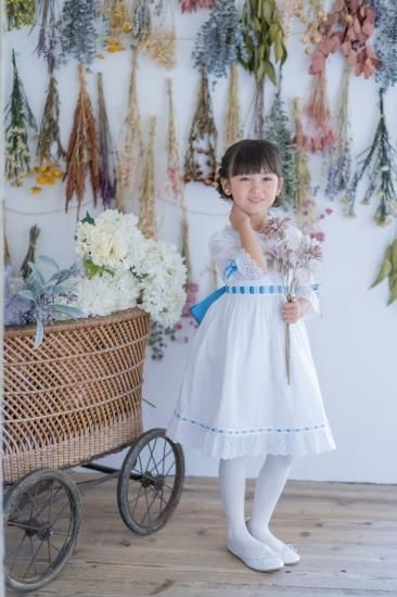 Amaia Kids - Ribbed tights - Cream アマイアキッズ - タイツ