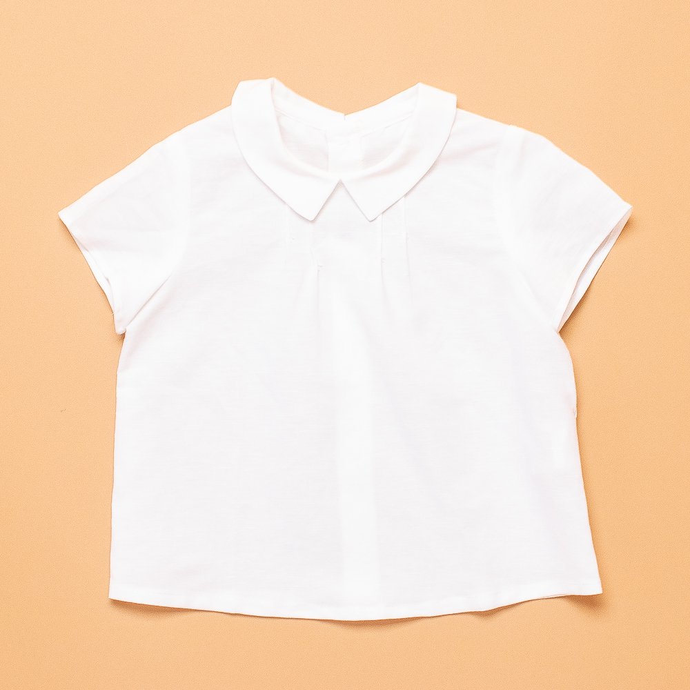 <img class='new_mark_img1' src='https://img.shop-pro.jp/img/new/icons20.gif' style='border:none;display:inline;margin:0px;padding:0px;width:auto;' />【SALE 40%OFF】Amaia Kids - Thomas shirt - White アマイアキッズ - 半袖シャツ