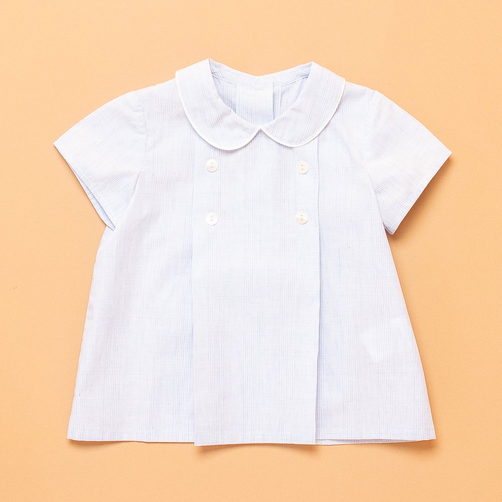 Amaia Kids - Thomas shirt - Sky blue アマイアキッズ - 半袖シャツ