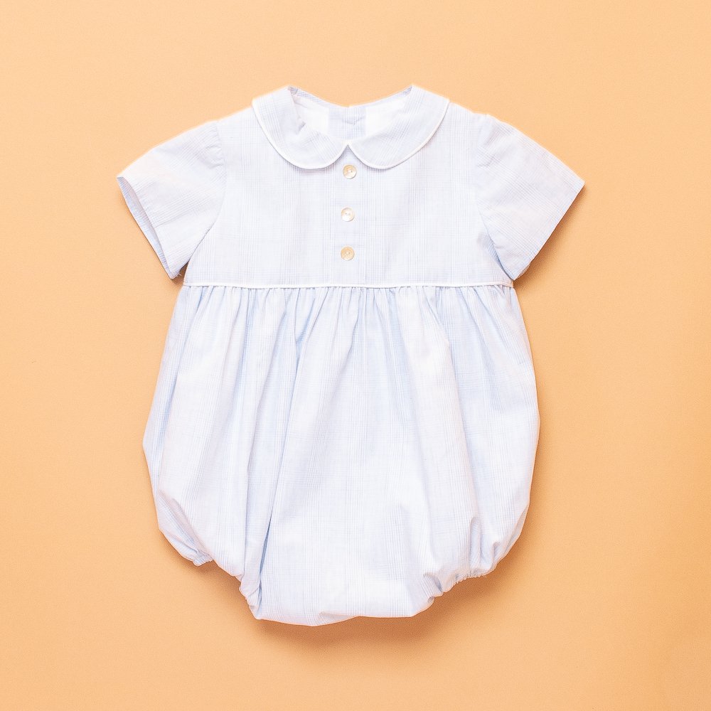 Amaia Kids - Babydoll all in one - Sky blue アマイアキッズ - ベビーロンパース