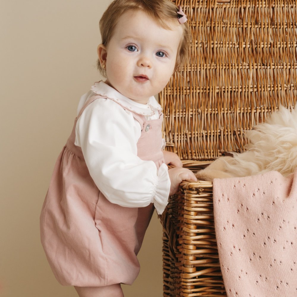 <img class='new_mark_img1' src='https://img.shop-pro.jp/img/new/icons20.gif' style='border:none;display:inline;margin:0px;padding:0px;width:auto;' />【30%OFF】Amaia Kids - Boule romper - Dusty pink アマイアキッズ - コーデュロイサロペット