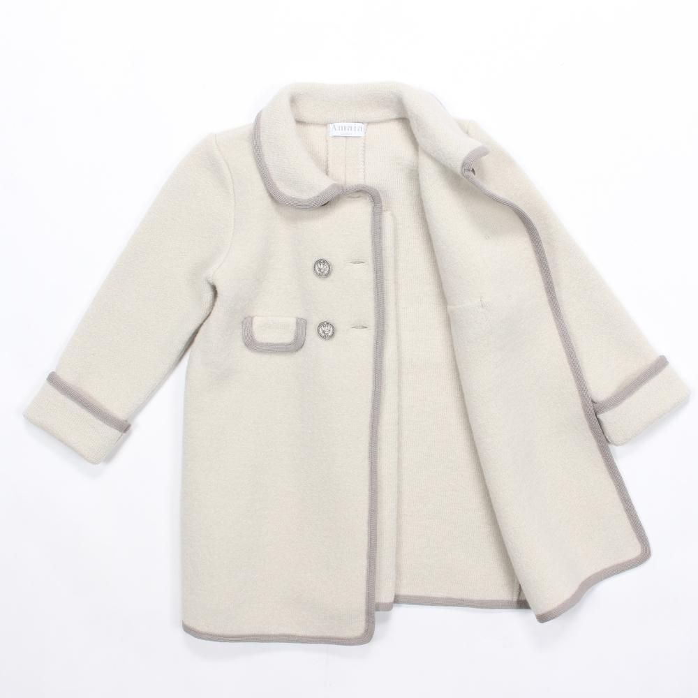Amaia Kid アマイアキッズ ウールコート 4y 不可分 Amaia Kid アマイアキッズ ウールコート 4y 不可分