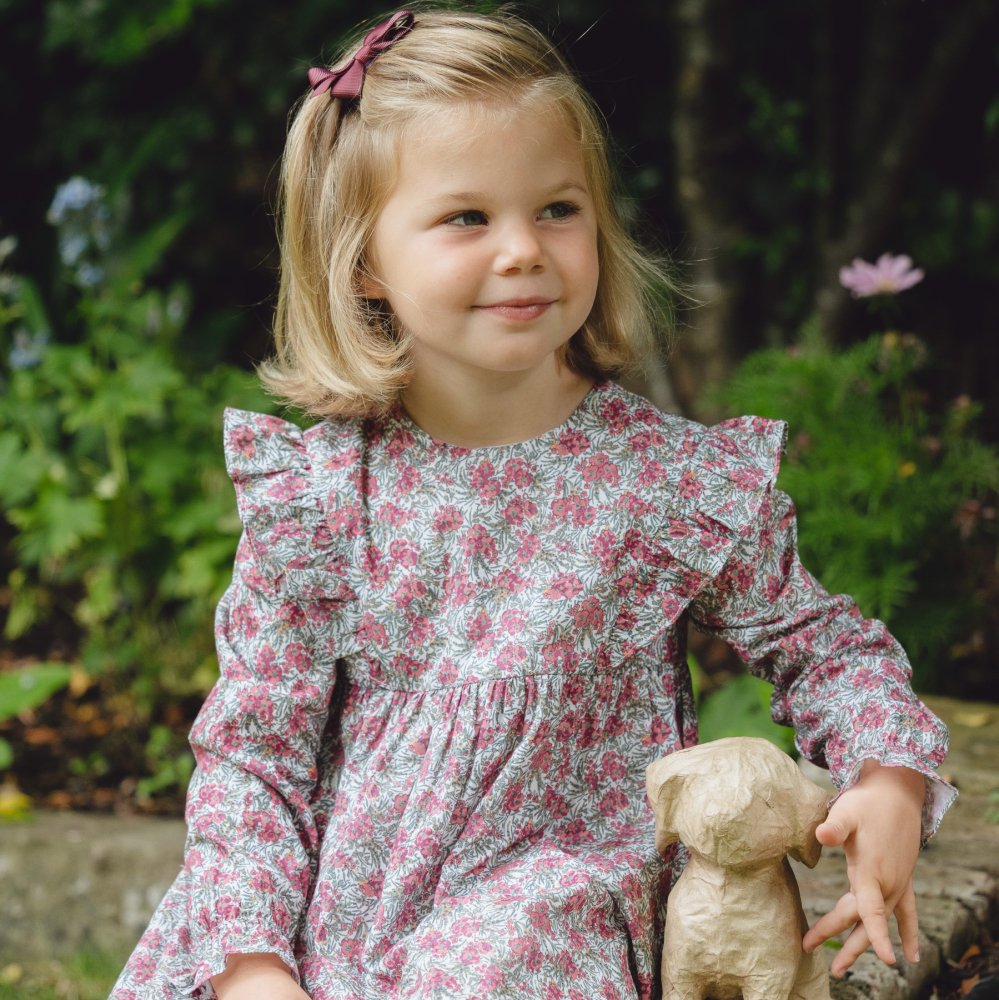 <img class='new_mark_img1' src='https://img.shop-pro.jp/img/new/icons14.gif' style='border:none;display:inline;margin:0px;padding:0px;width:auto;' />Amaia Kids - Gordes dress - Floral アマイアキッズ - 花柄ワンピース
