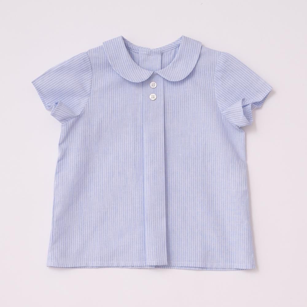 Amaia Kids - Thomas shirt - Baby blue stripe ޥå - Ⱦµ