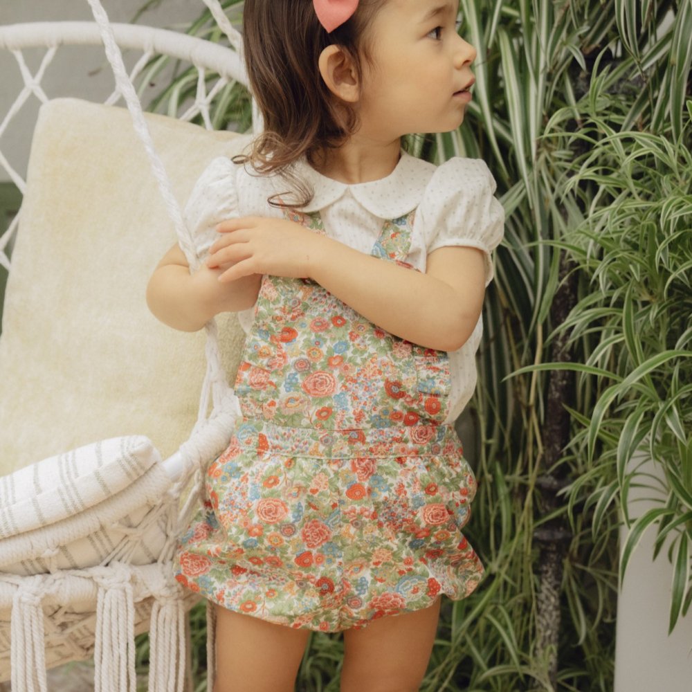 SALE50%OFF】Amaia Kids - Claire dress - Liberty Red/Green 