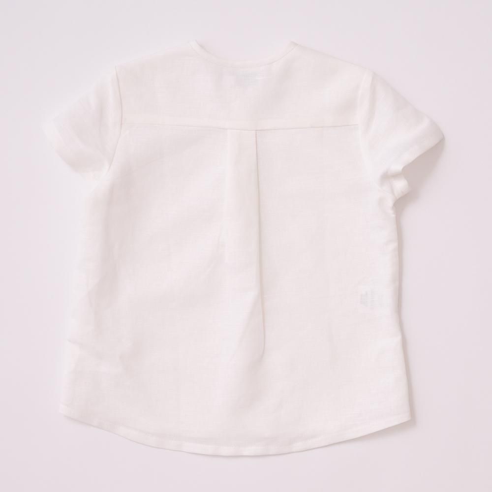 Amaia Kids - Victor shirt - Off White アマイアキッズ - 半袖