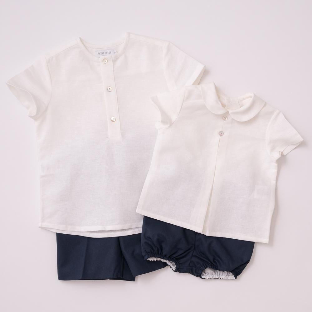 配送員設置 Amaia ブルマ - アマイアキッズ Navy - bloomer Magpie - Kids トップス