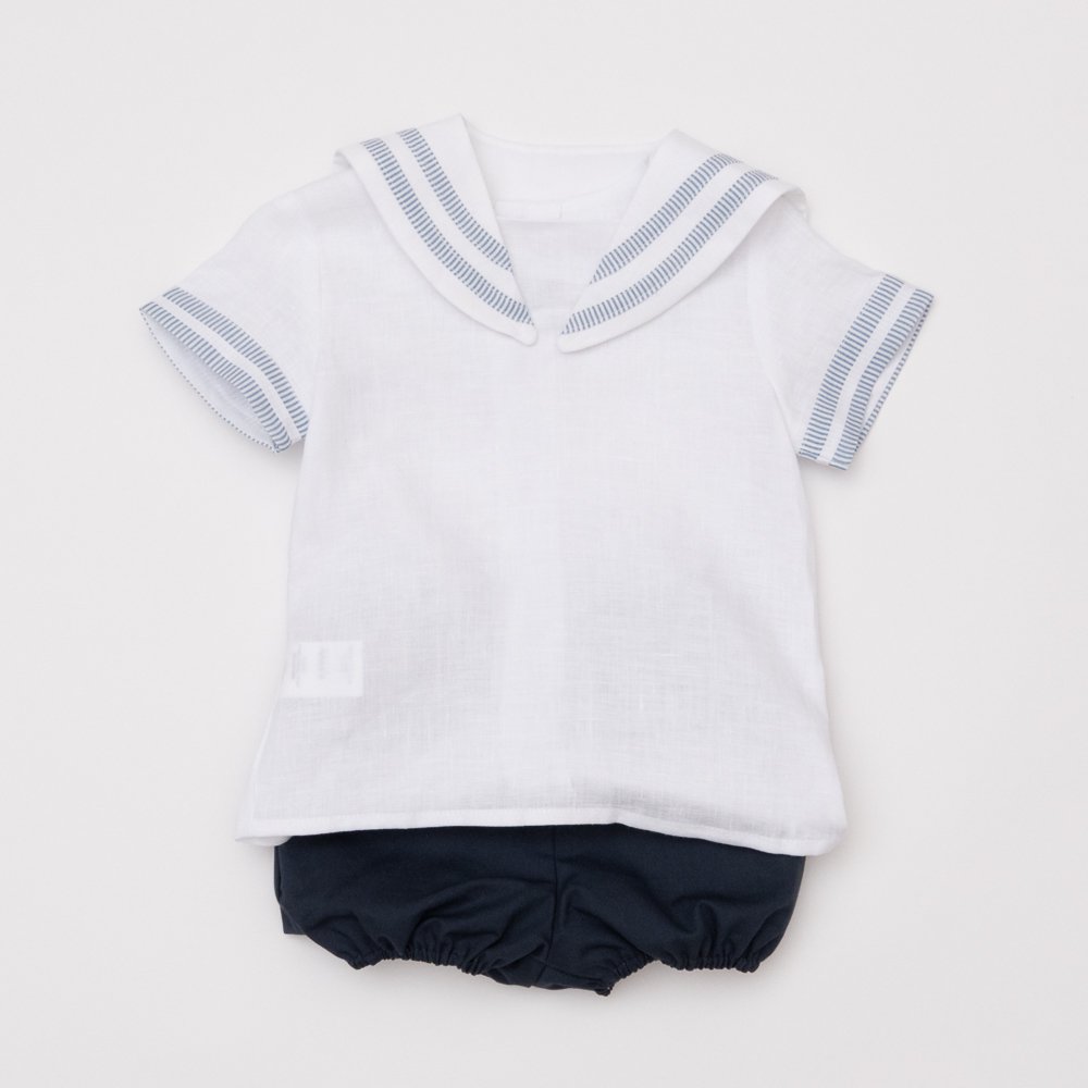 Amaia Kids - Magpie bloomer - Navy アマイアキッズ - ブルマ