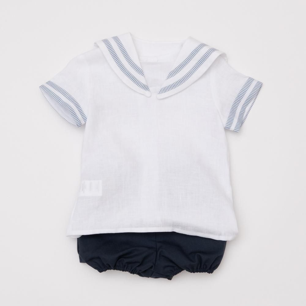 Amaia Kids - Magpie bloomer - Navy アマイアキッズ - ブルマ