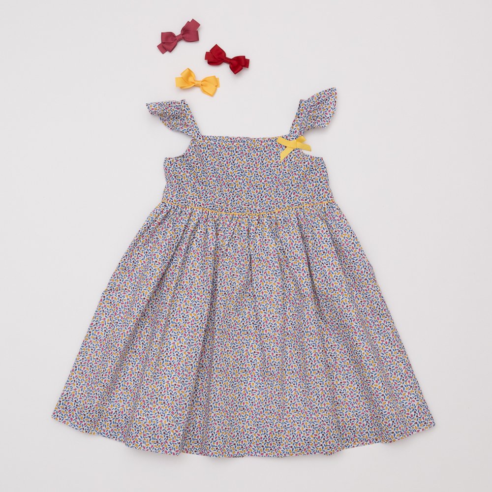【SALE50%OFF】Amaia Kids - Paquita dress - Liberty multico floral アマイアキッズ -  リバティプリントワンピース - アマイアキッズ | Amaia Kids日本公式オンラインショップ | ベビー服・子供服通販