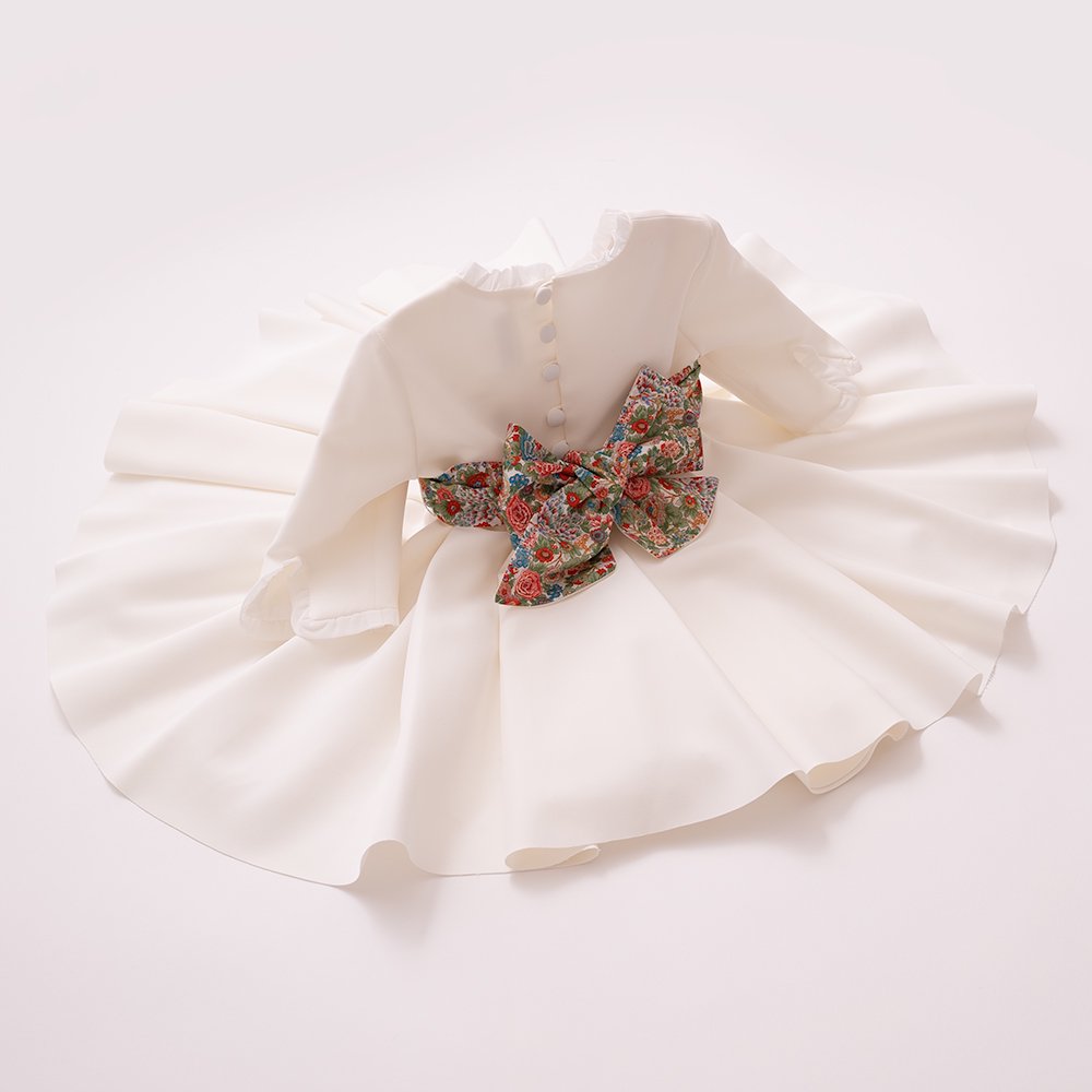 Amaia Kids - Eugenie dress - Liberty Red/Green アマイアキッズ 