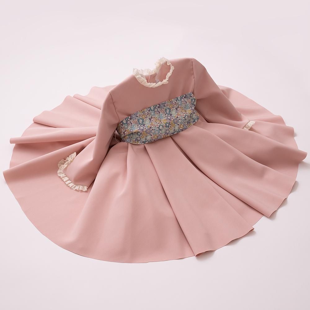 Amaia Kids - Melanie dress - Liberty sash アマイアキッズ Amaia Kids - Melanie dress - Liberty sash アマイアキッズ