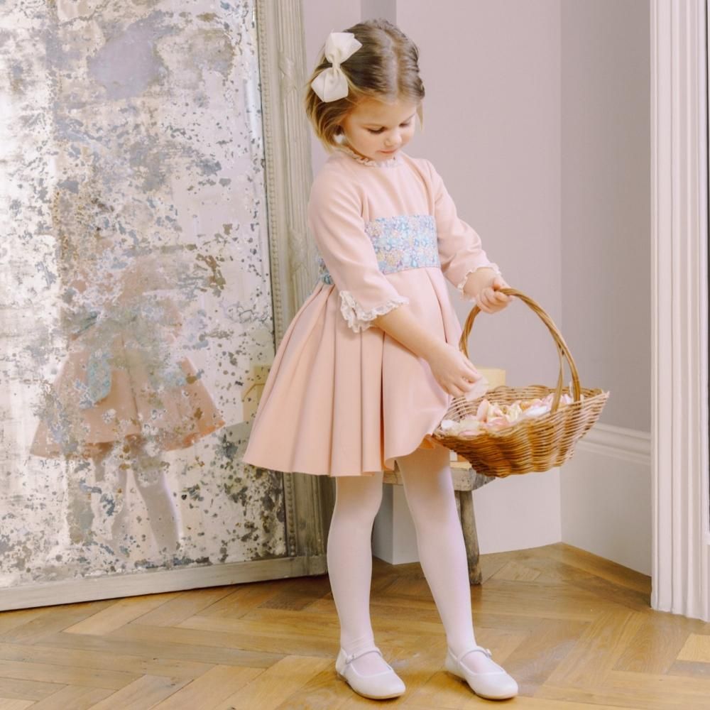 Amaia Kids - Melanie dress - Liberty sash アマイアキッズ Amaia Kids - Melanie dress - Liberty sash アマイアキッズ