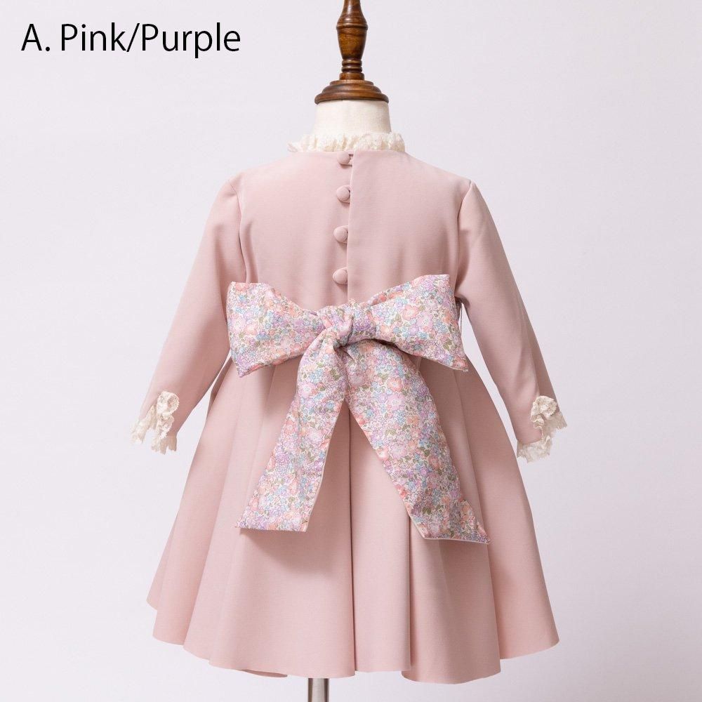 Amaia Kids - Melanie dress - Liberty sash アマイアキッズ Amaia Kids - Melanie dress - Liberty sash アマイアキッズ