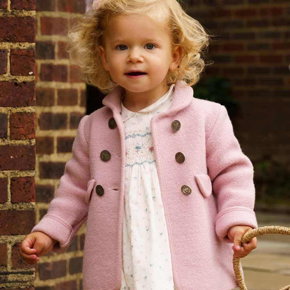 Amaia Kids - Melly dress - White mini floral corduroy