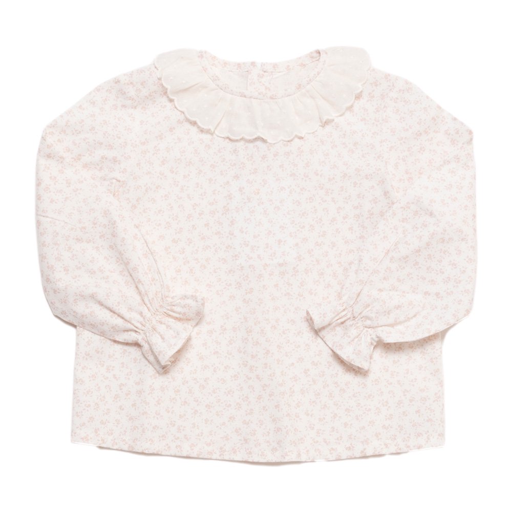 <img class='new_mark_img1' src='https://img.shop-pro.jp/img/new/icons14.gif' style='border:none;display:inline;margin:0px;padding:0px;width:auto;' />Amaia Kids - Amelia blouse - Pink mini flower アマイアキッズ - 花柄ブラウス