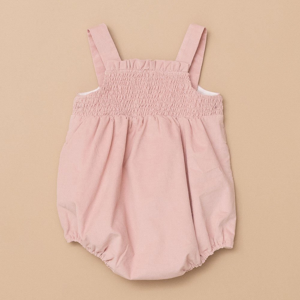 <img class='new_mark_img1' src='https://img.shop-pro.jp/img/new/icons14.gif' style='border:none;display:inline;margin:0px;padding:0px;width:auto;' />Amaia Kids- Elena romper - Baby pink アマイアキッズ - コーデュロイサロペット