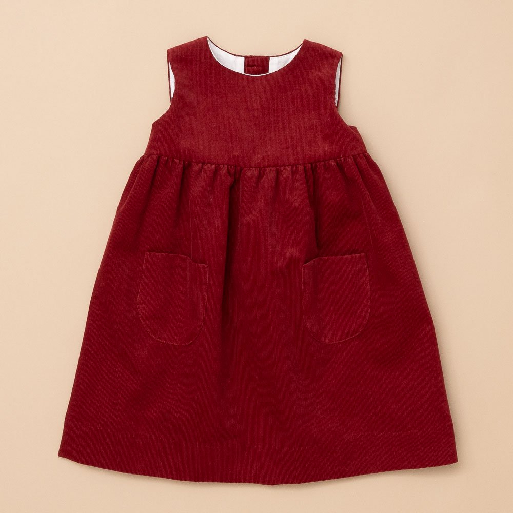 Amaia Kids - Pichi dress - Dark red ޥå - ǥѡ