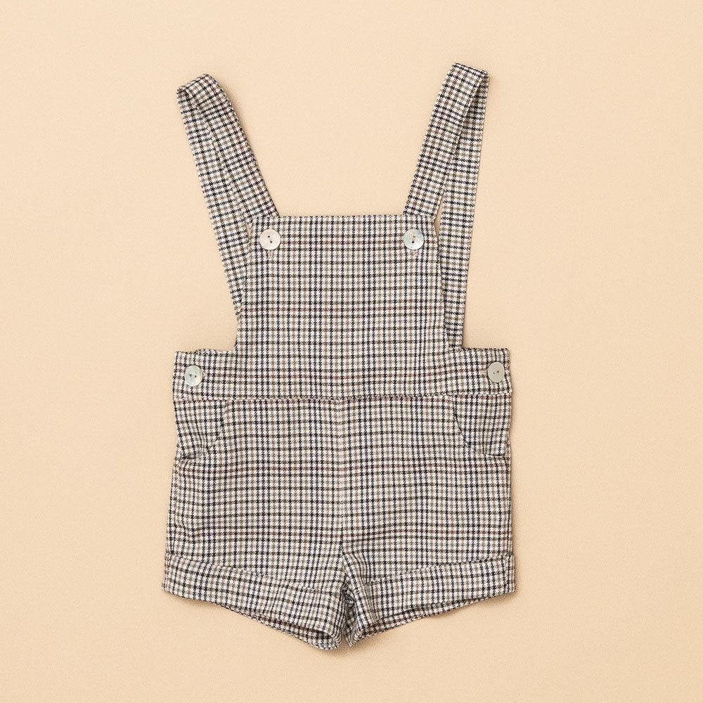 Amaia Kids - Peto all in one - Brown check - ޥå - å٥ӡڥå