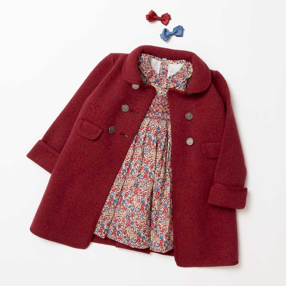 人気ブラドン - dress Moohren - Kids Amaia Liberty アマイアキッズ Red/Blue ワンピース