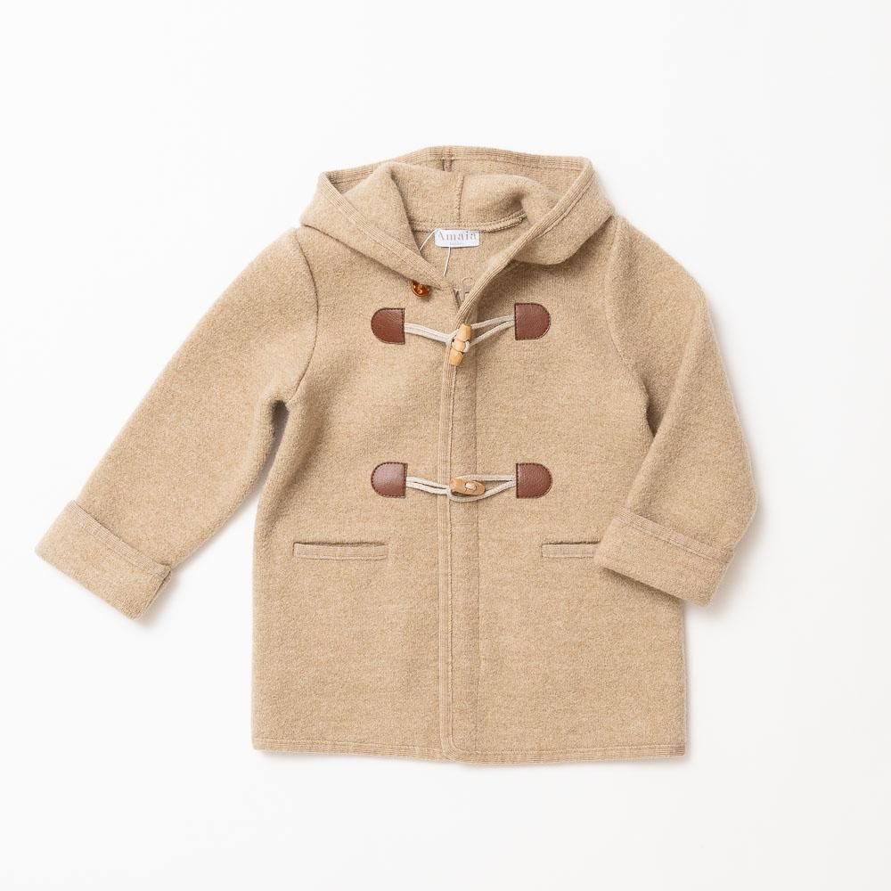 Amaia Kids - Duffle Coat - Camel アマイアキッズ- ダッフルコート