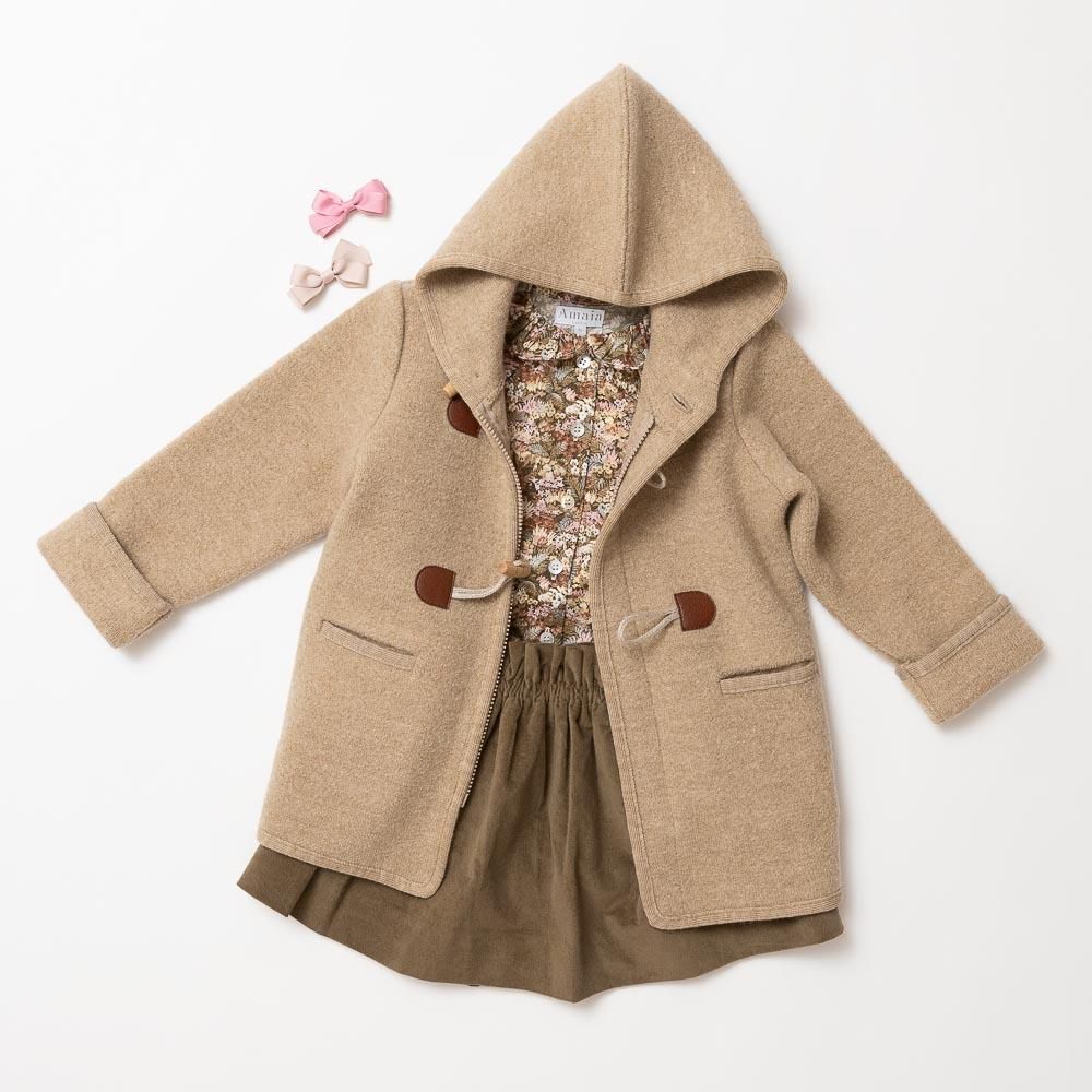 Amaia Kids アマイアキッズ ウールコート6y Pre-order】Amaia Kids - Razorbil coat - Blue アマイアキッズ