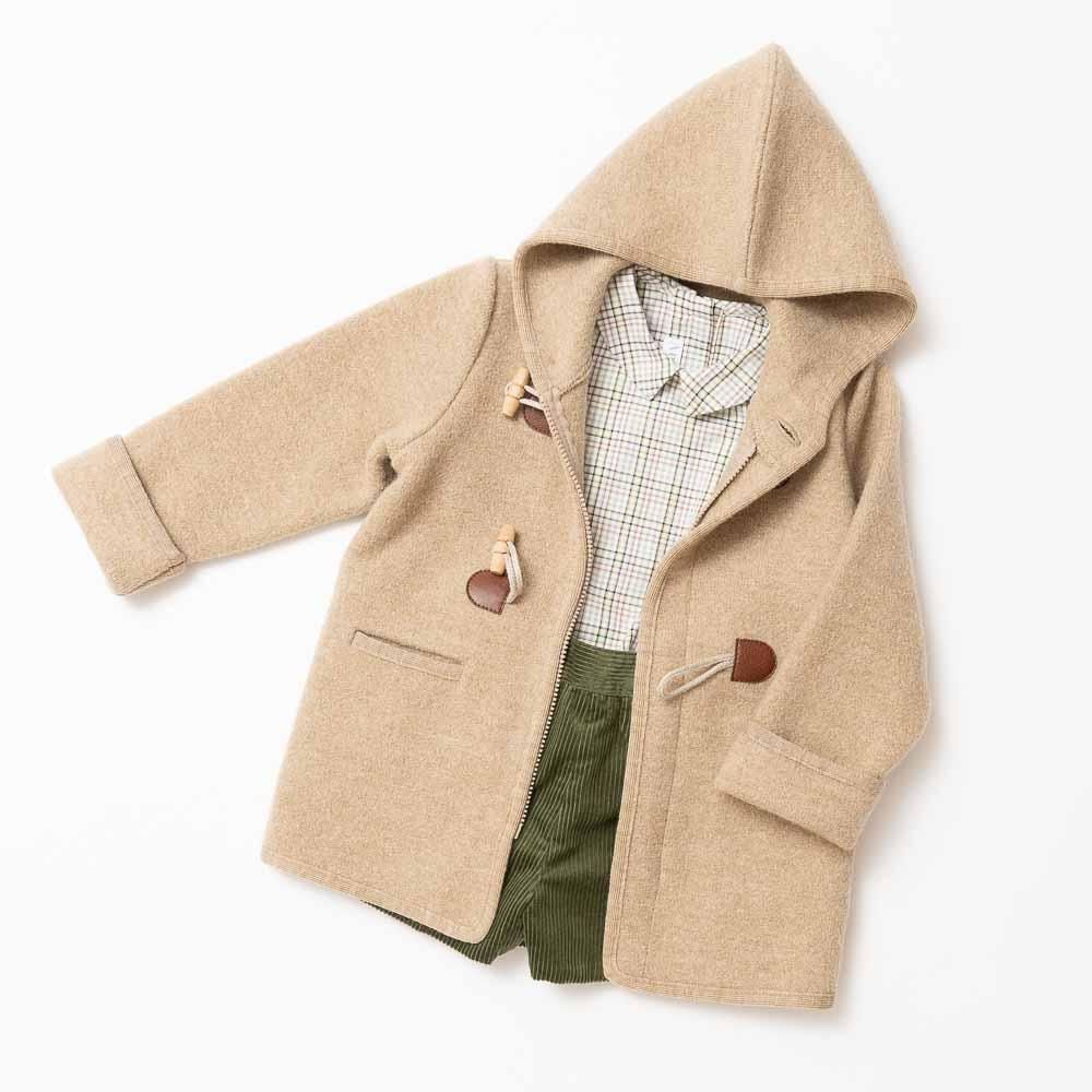 Pre-order】Amaia Kids - Duffle Coat - Camel アマイアキッズ