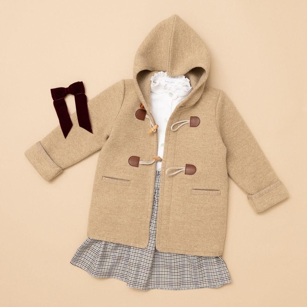 Pre-order】Amaia Kids - Duffle Coat - Camel アマイアキッズ
