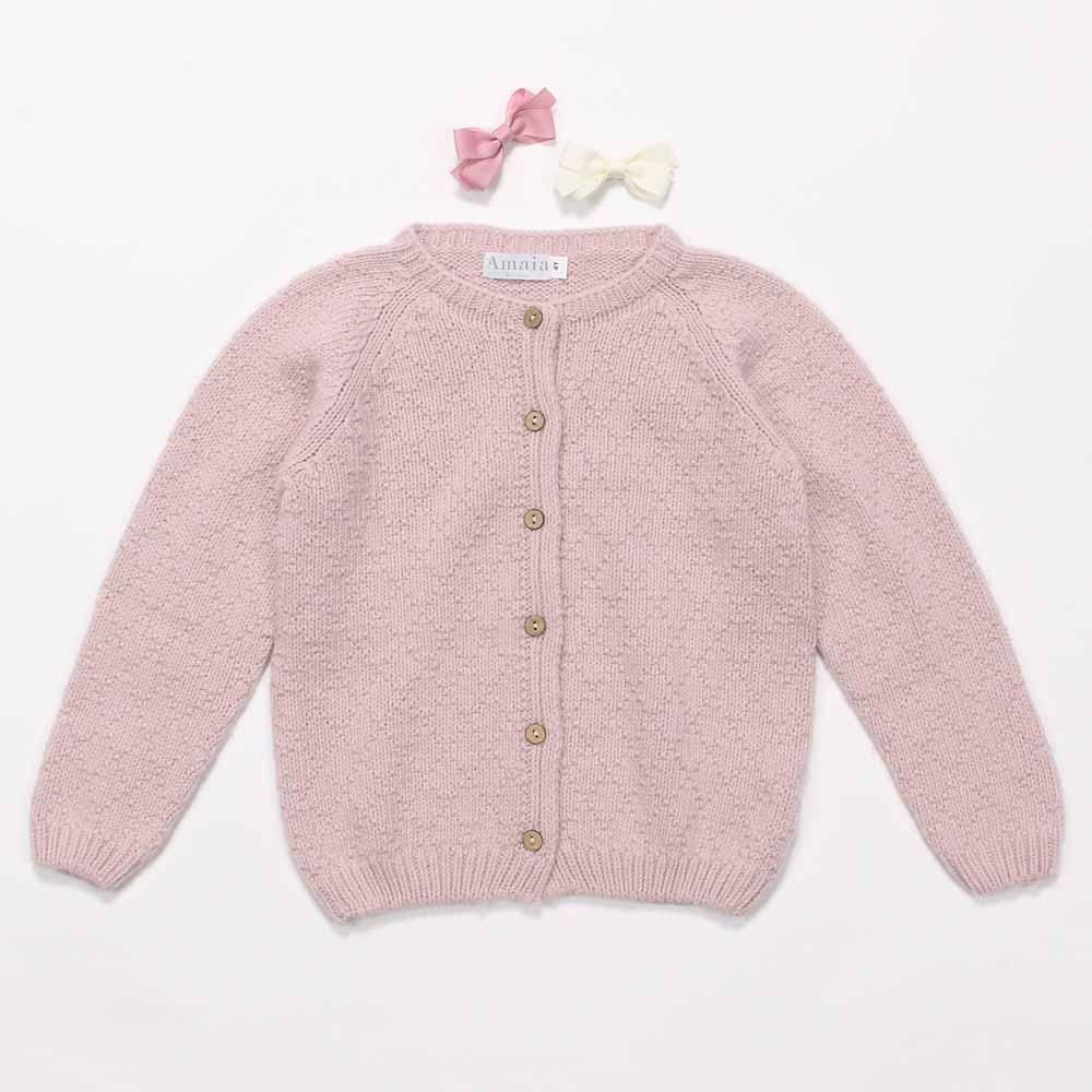 Baby top cardigan pink