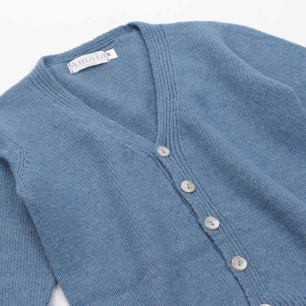 Amaia Kids - Sous-marin cardigan - Blue アマイアキッズ - べ Amaia Kids - Sous-marin cardigan - Blue アマイアキッズ - べ