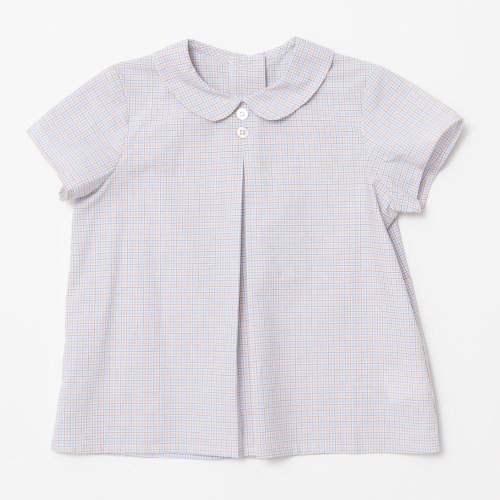 Amaia Kids - Thomas shirt - Yellow/Blue check ޥå - Ⱦµ