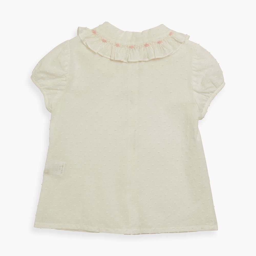 20%OFF】Amaia Kids - Mae blouse - White plumeti